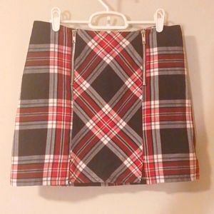 Vintage Y2K Mossimo Plaid Mini Skirt